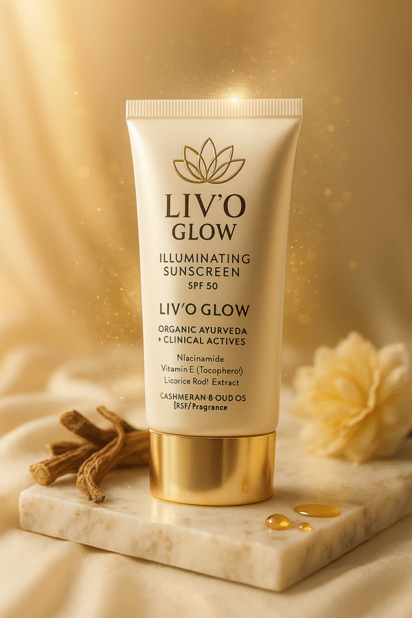 LIVOGLOW Luxury Illuminating Sunscreen SPF 50