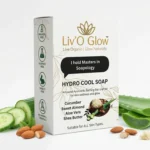 natural cooling soap Liv'O Glow Hydro Cool Soap