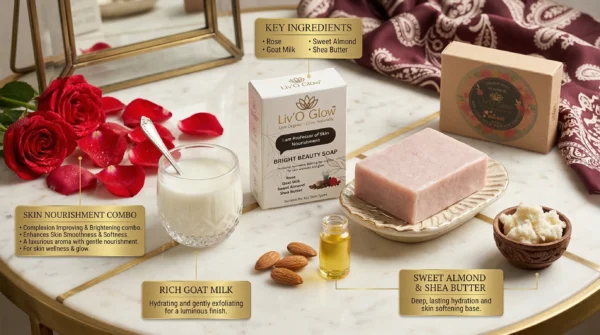 Luxury Ingredients of Bright Beauty Soap