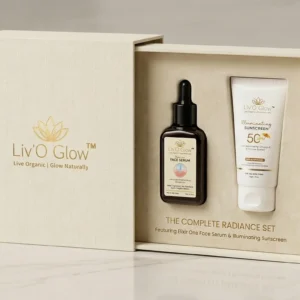 Face Serum and SPF 50 Sunscreen