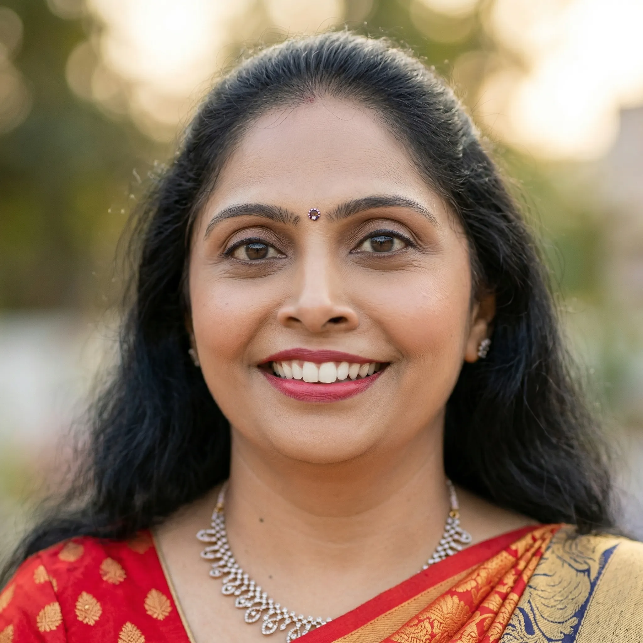 Smitha in Red Saree - Cofounder